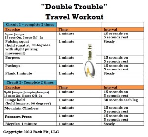 Double Trouble - Travel Workout